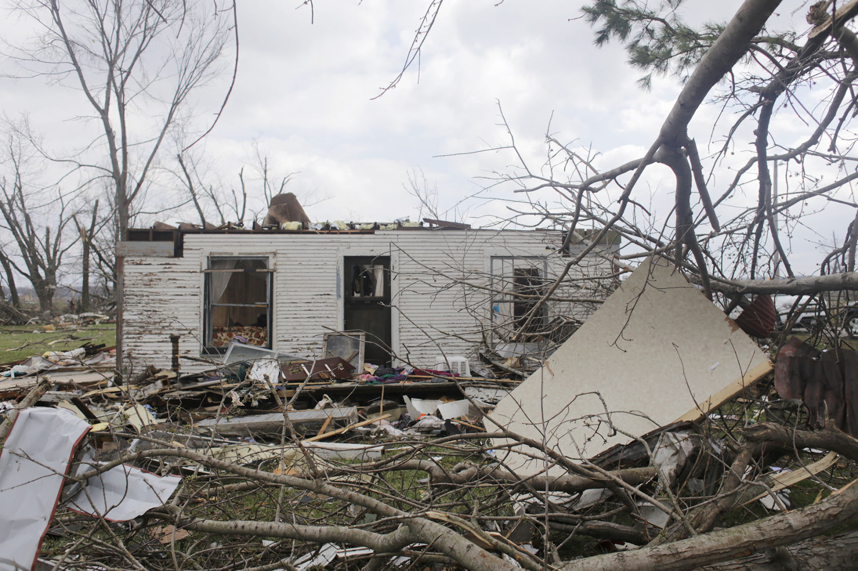 Elkville tornado damage